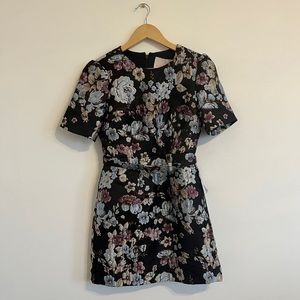 Gal Meets Glam Brocade dress size 0 petite